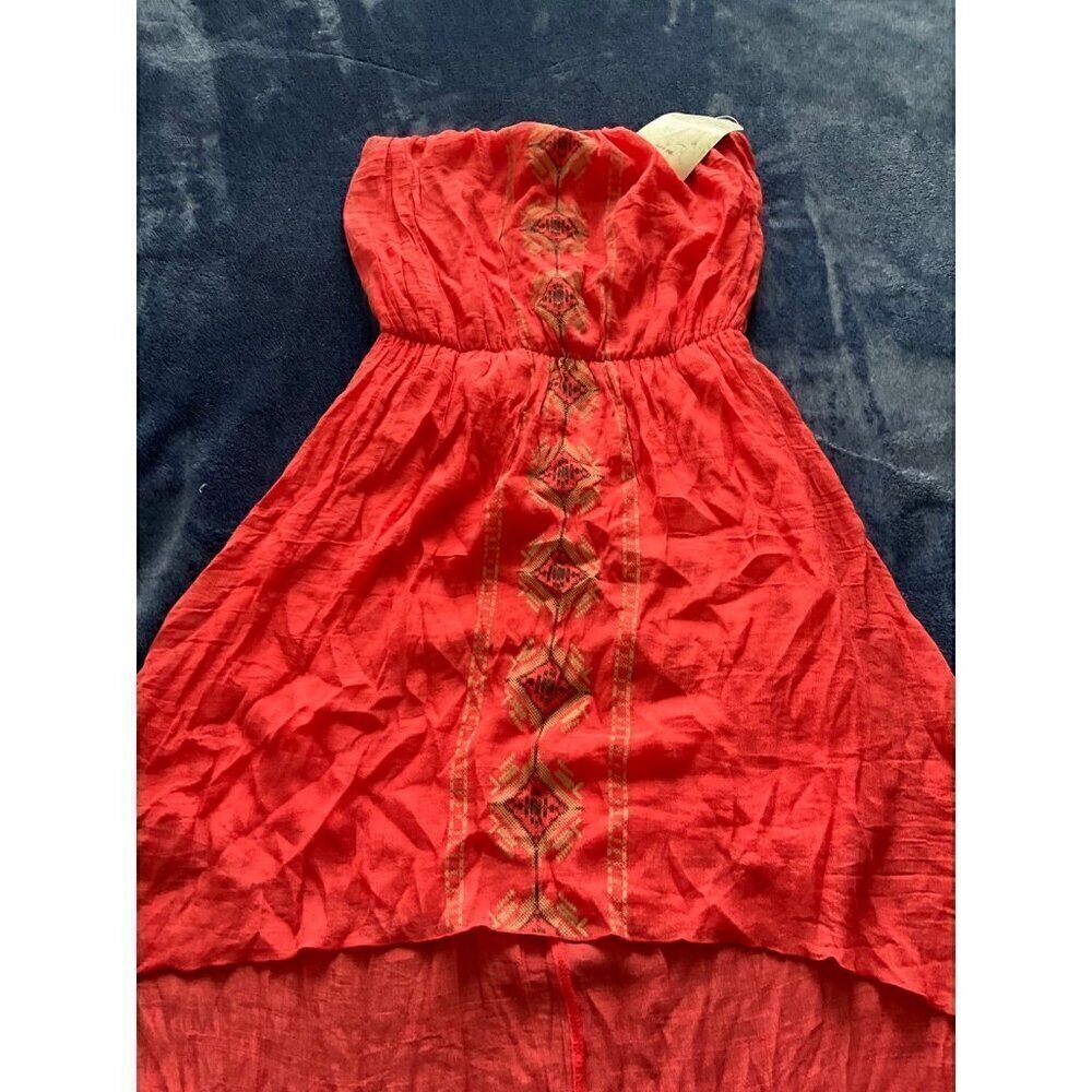 Trixxi Women’s Hi Low Tube Coral Dress Size Medium - Picture 10 of 10